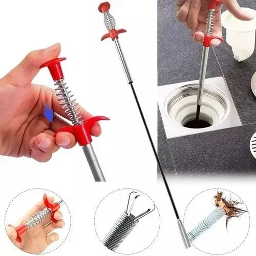 Pinza para limpieza de cañeria 