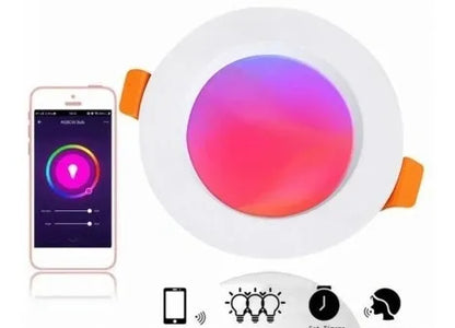 Plafon LED inteligente con bluetooth y wifi RGB