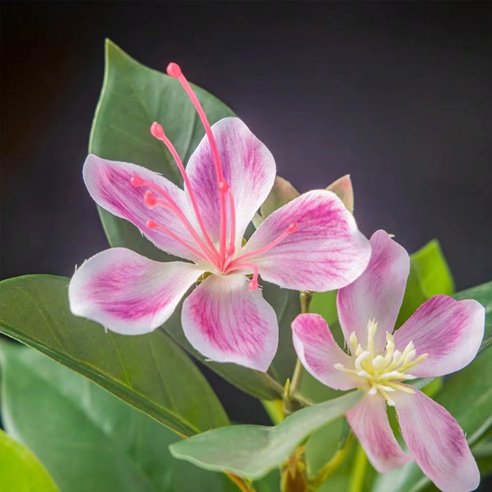 Planta sintética con flores Ficus Magnolia