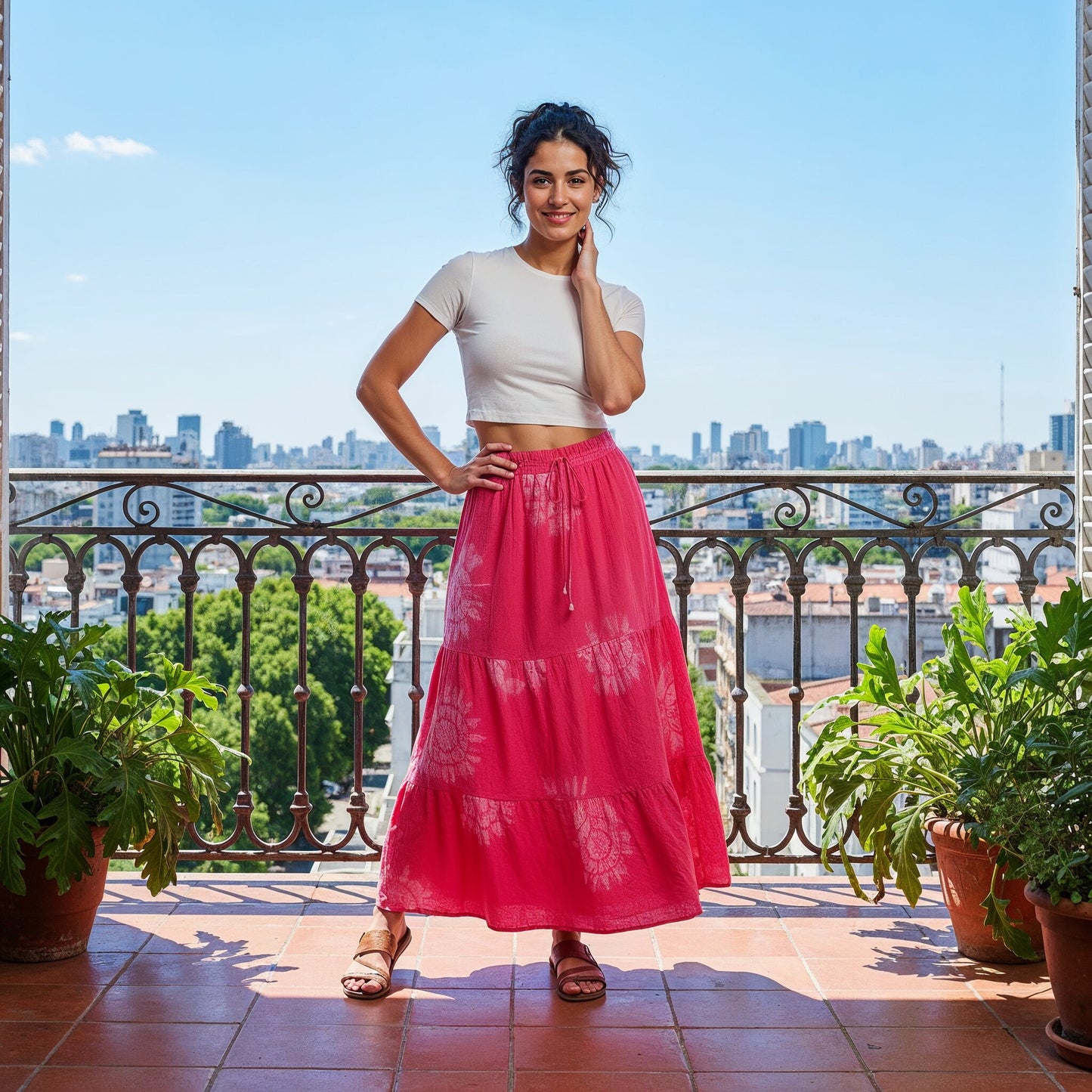 Pollera dama larga Knox