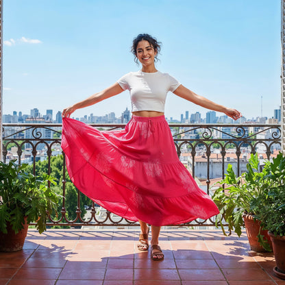 Pollera dama larga Knox