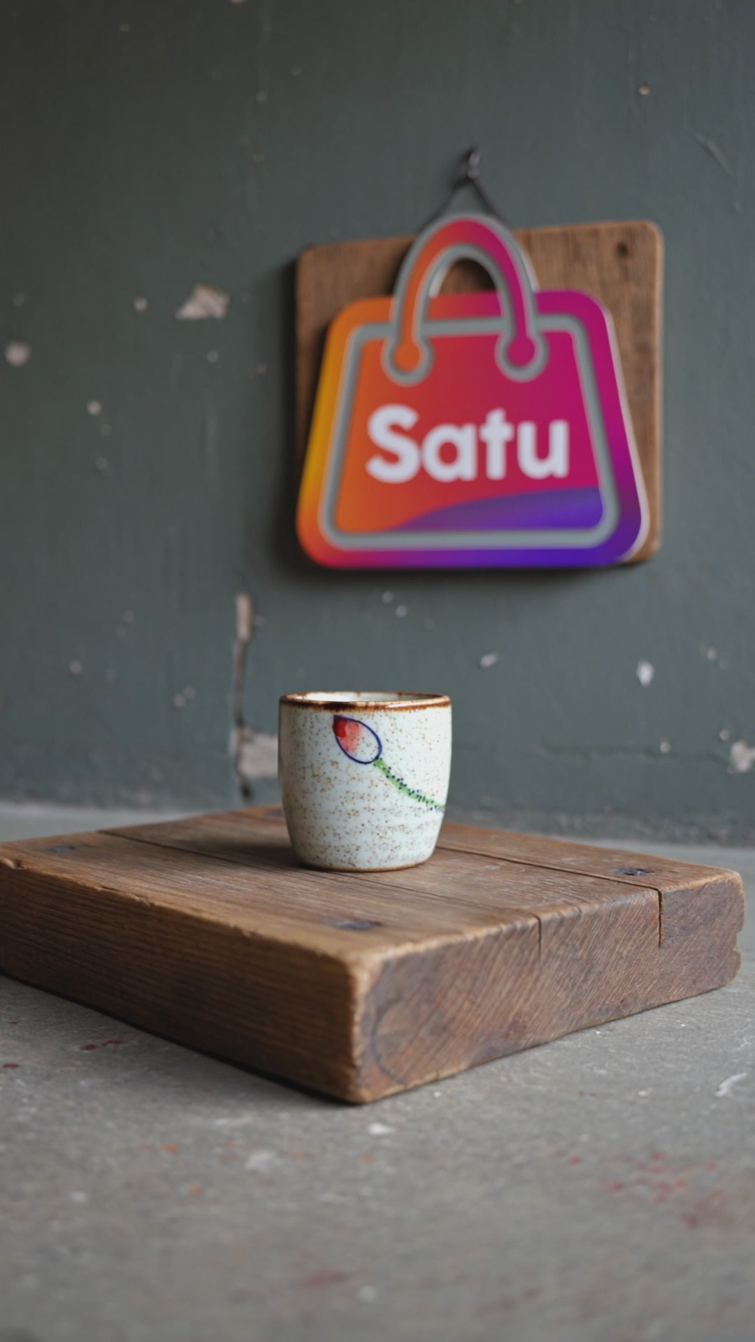 Taza Cerámica Retro 50ml Estilo Japonés Personal