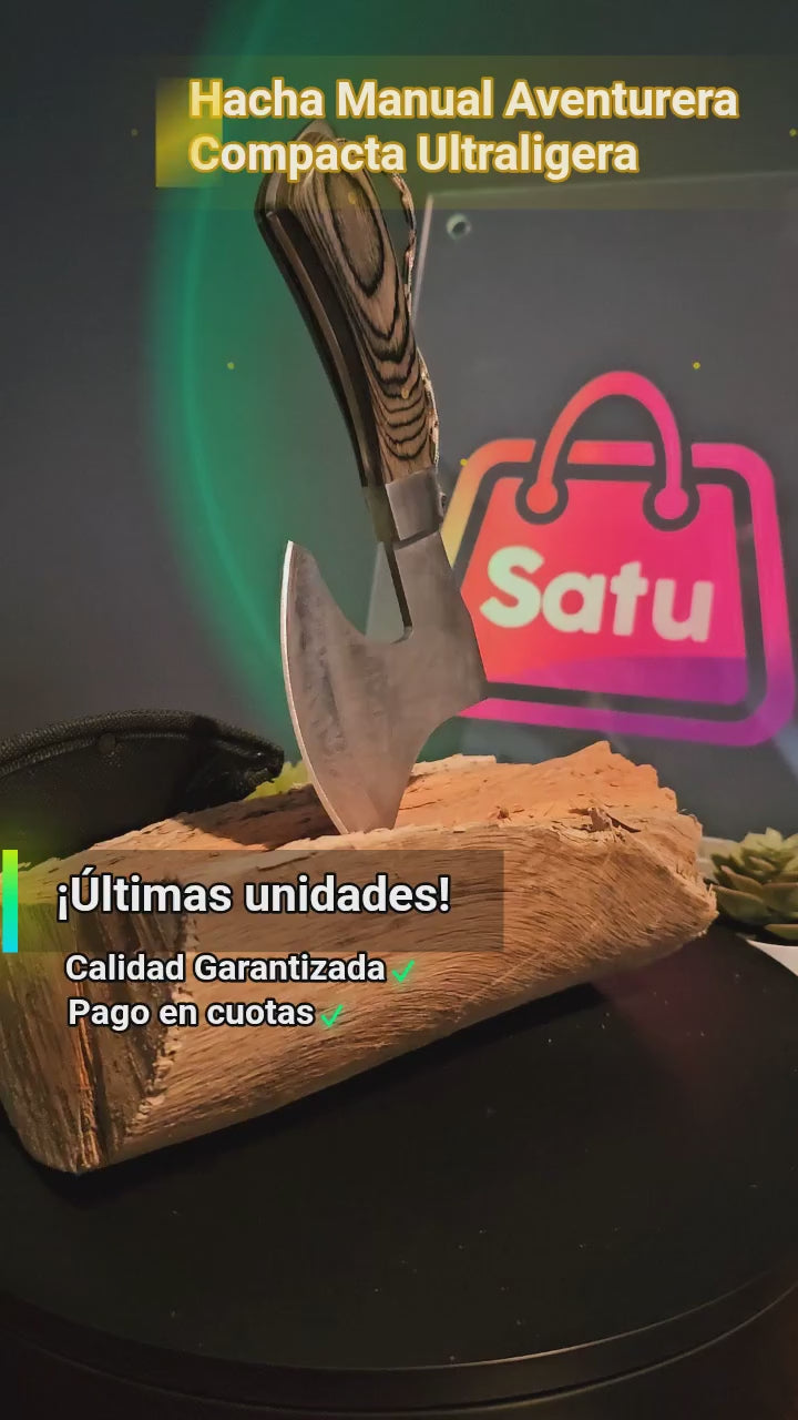 Hacha Manual Aventurera Compacta Ultraligera
