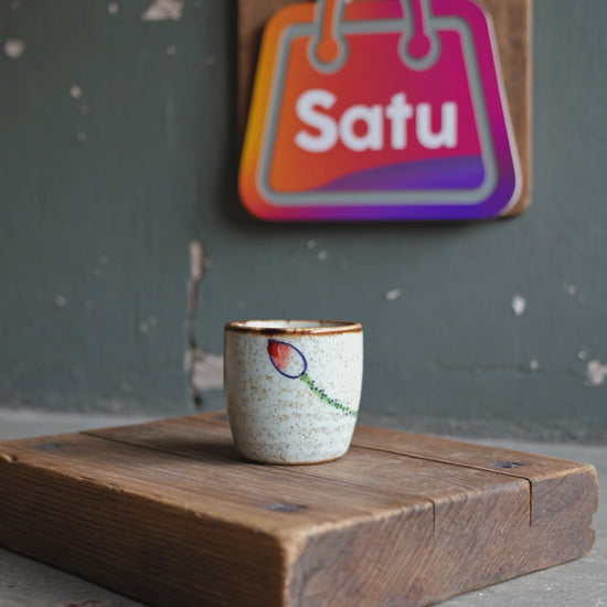 Taza Cerámica Retro 50ml Estilo Japonés Personal