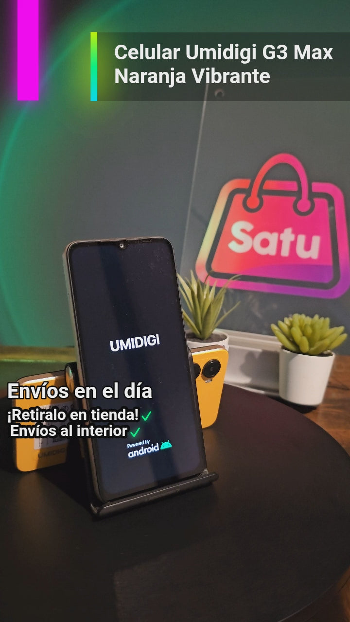 Celular Umidigi G3 Max Naranja Vibrante