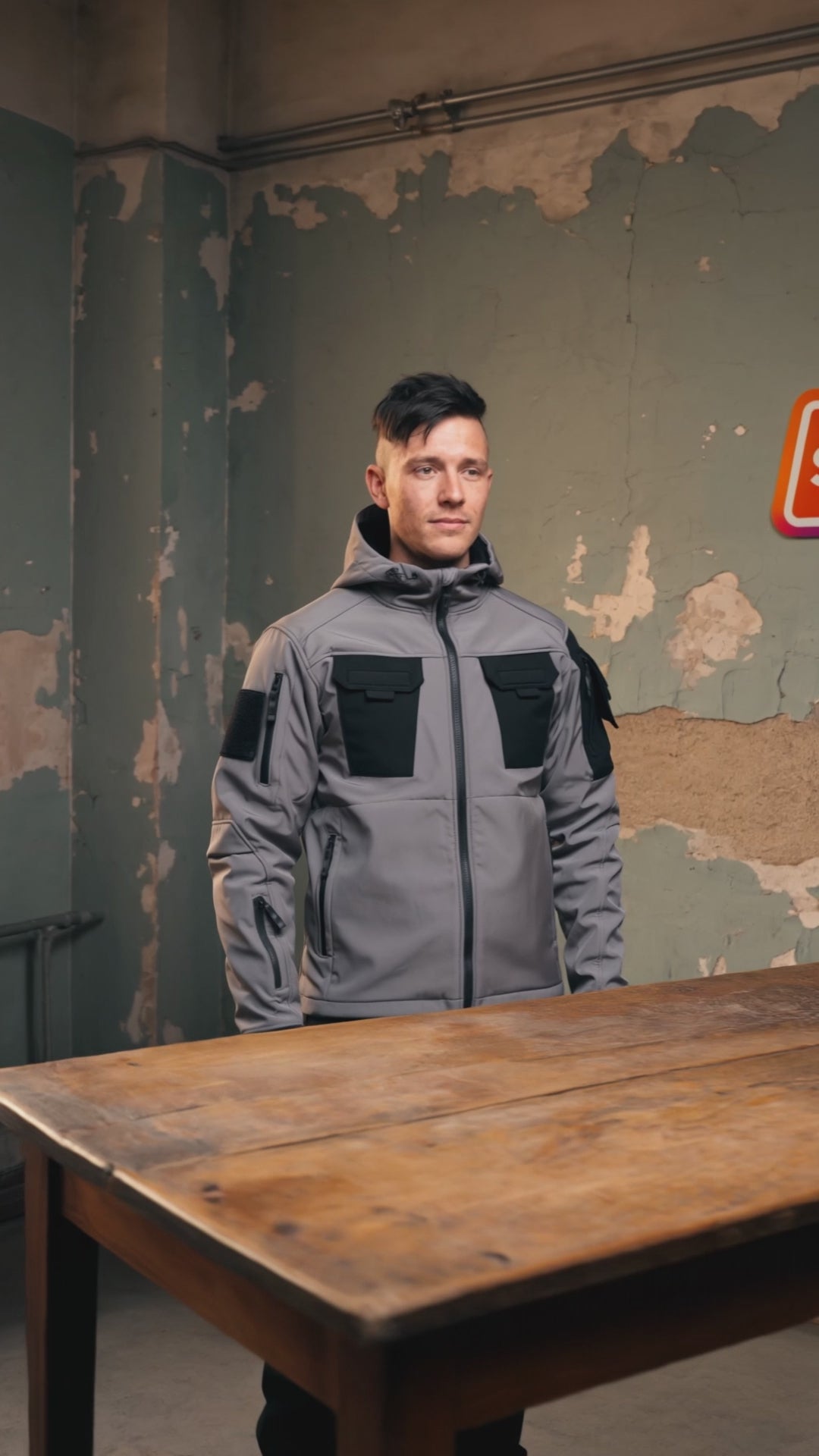Campera Militar Hombre Impermeable Invierno