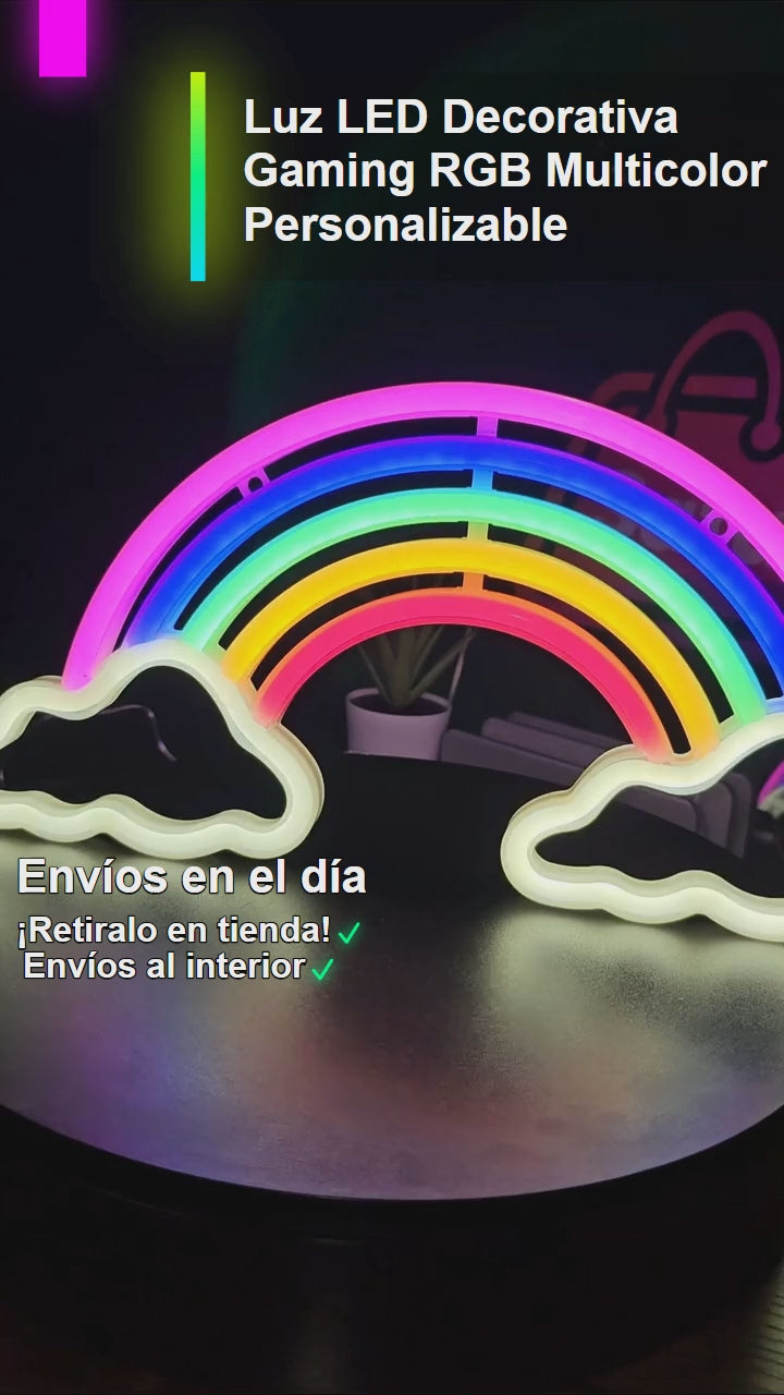 Luz LED Decorativa Gaming RGB Multicolor Personalizable