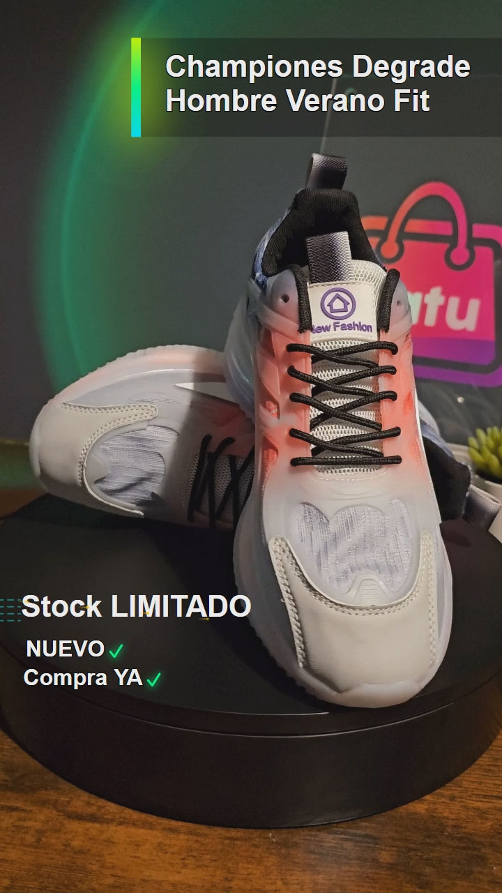 Championes Degrade Hombre Verano Fit