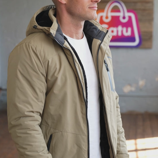 Campera Hombre Invierno Forrada Piel