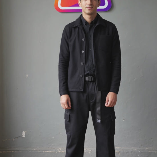Pantalón Cargo Hombre con Correa Forrado por Dentro Ligero