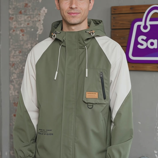 Campera Hombre Versátil Holgada Talles Grandes Otoño