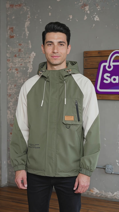 Campera Hombre Versátil Holgada Talles Grandes Otoño