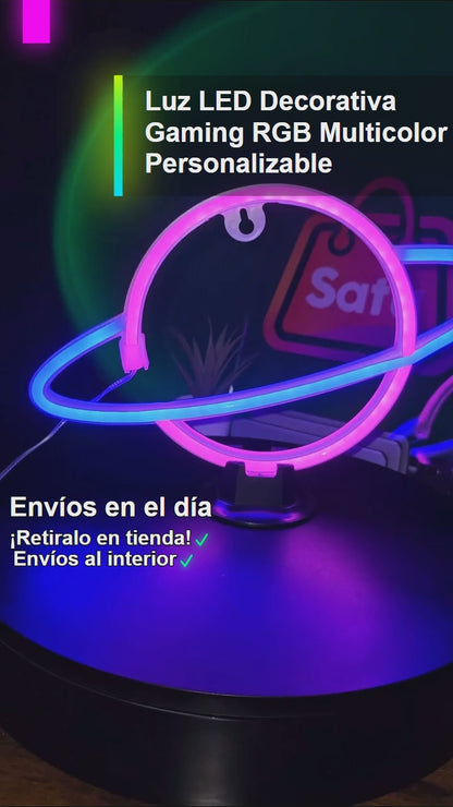 Luz LED Decorativa Gaming RGB Multicolor Personalizable