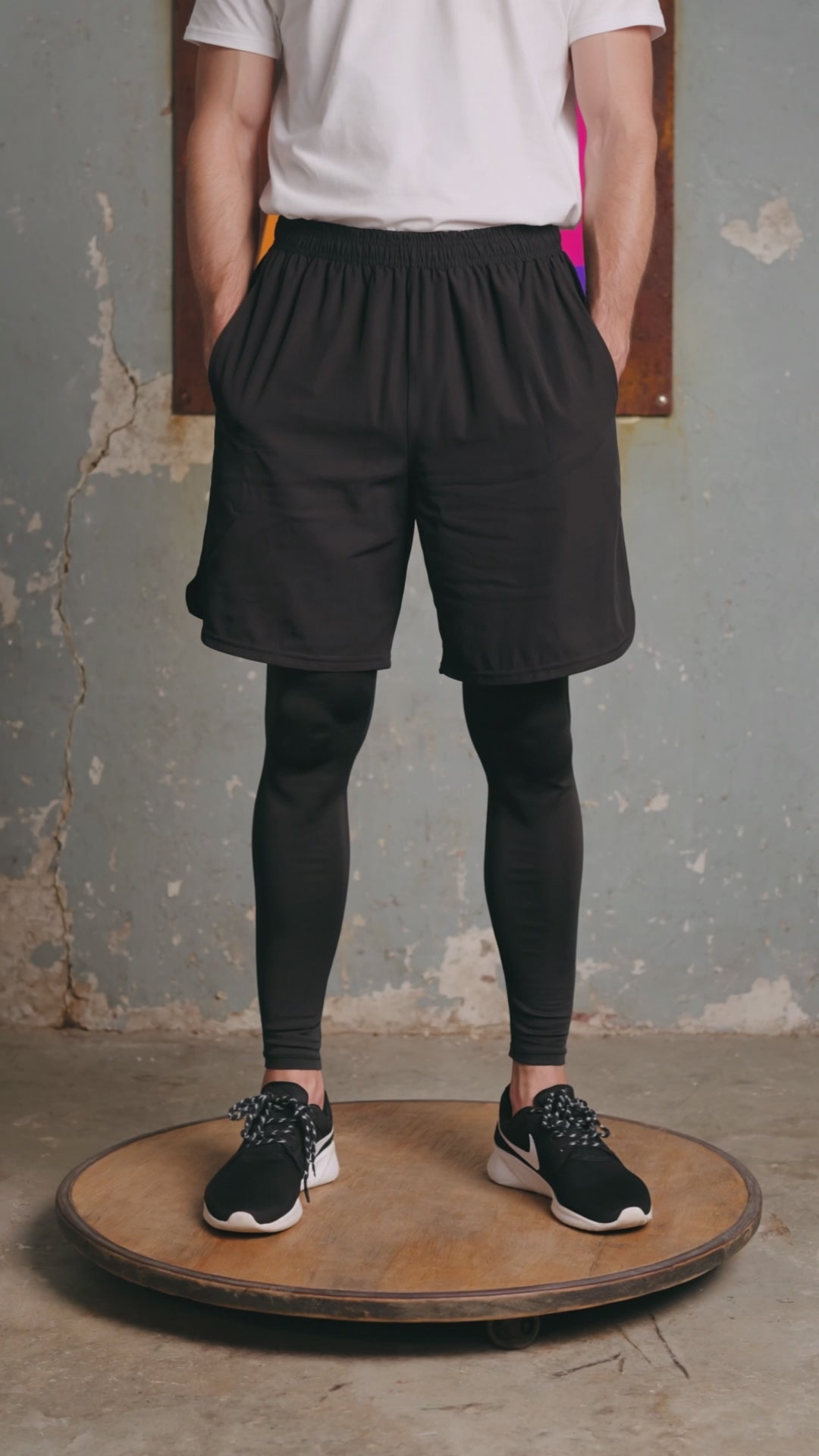 Short Xiaomi Eco Deportivo Negro Fit