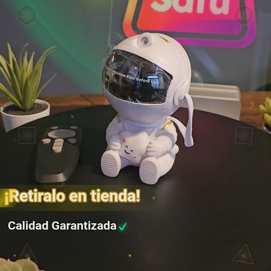 Lámpara Proyector Espacial Astronauta Decorativa Portátil