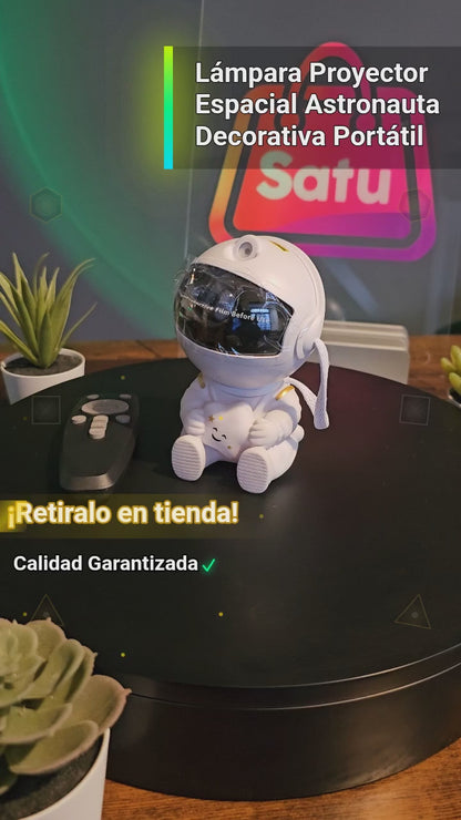 Lámpara Proyector Espacial Astronauta Decorativa Portátil