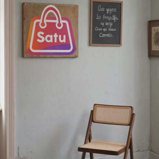 Silla SM Plegable Minimalista Respaldo