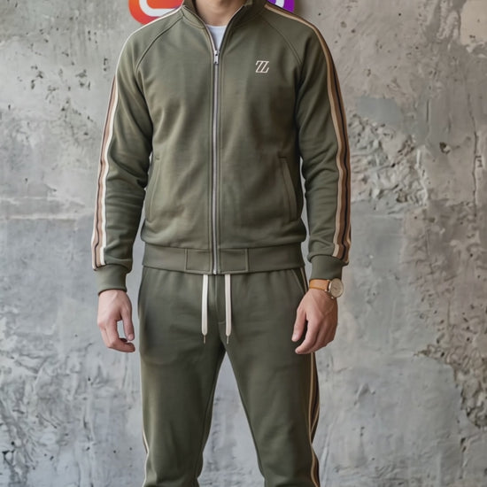 Conjunto Deportivo Hombre SM Bordado Trendy Media Estación