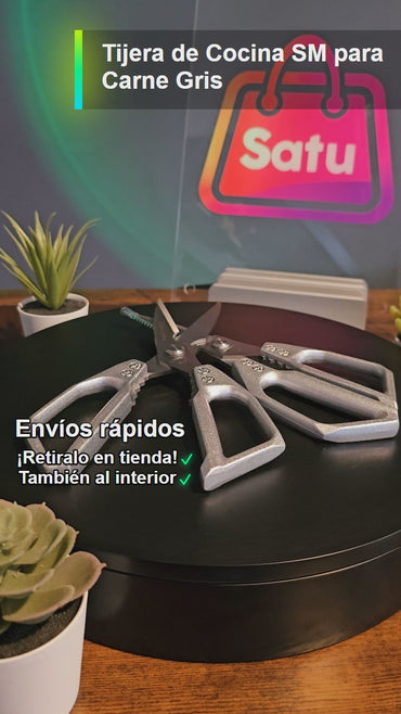 Tijera de Cocina SM para Carne Gris