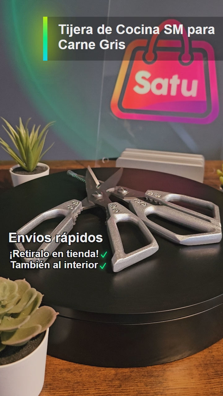 Tijera de Cocina SM para Carne Gris