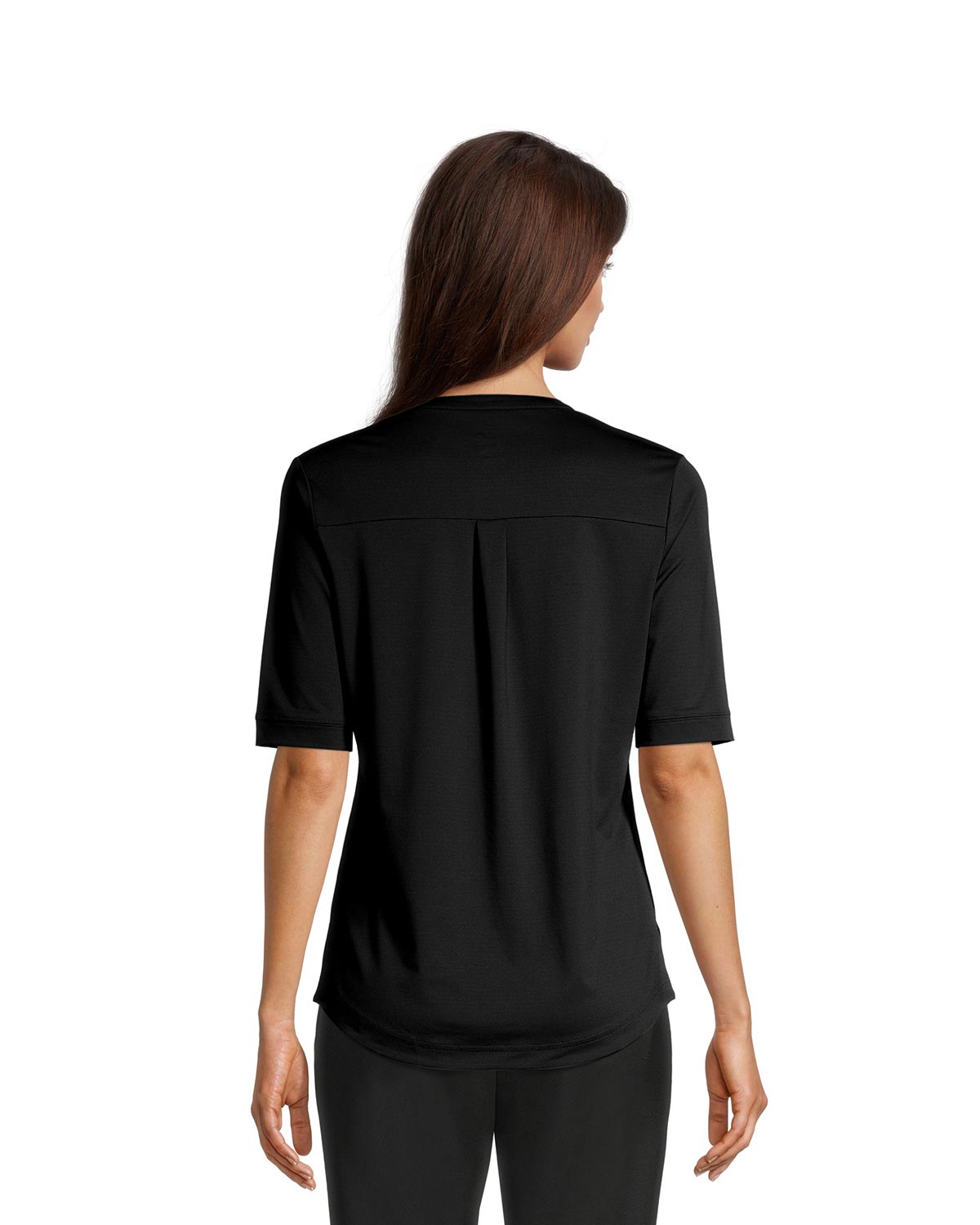 Remera dama Knoos MC lisa cuello mao