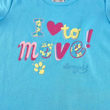Remera niña Domyos i love