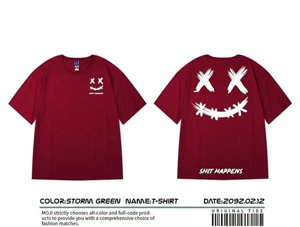 Remera Hombre MC oversize smile