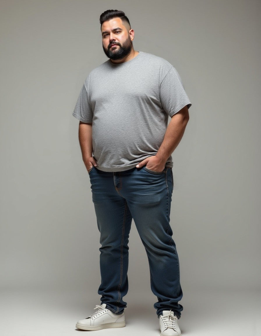 Remera hombre MC TG lisas cuello redondo