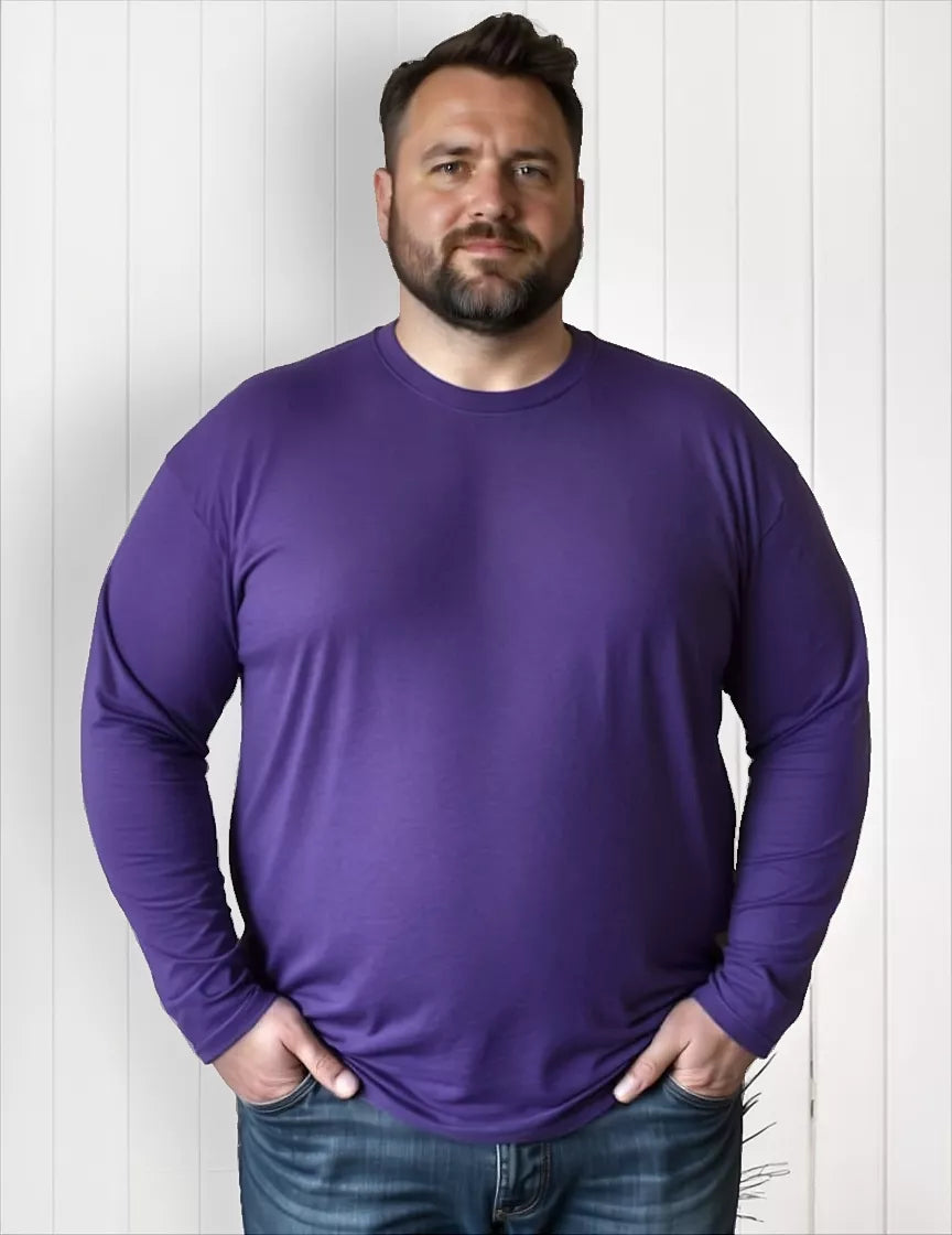 Remera hombre ML lisas TG