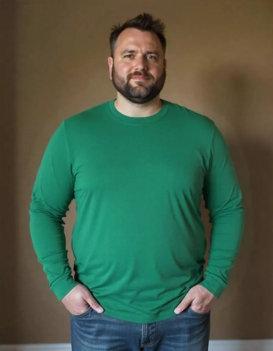 Remera hombre ML lisas TG