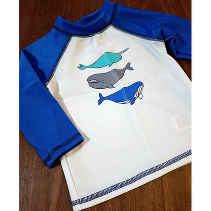 Camiseta baño niño ballena