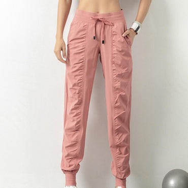 Pantalon dama tiro alto con puño