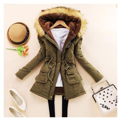 Parka dama polyester