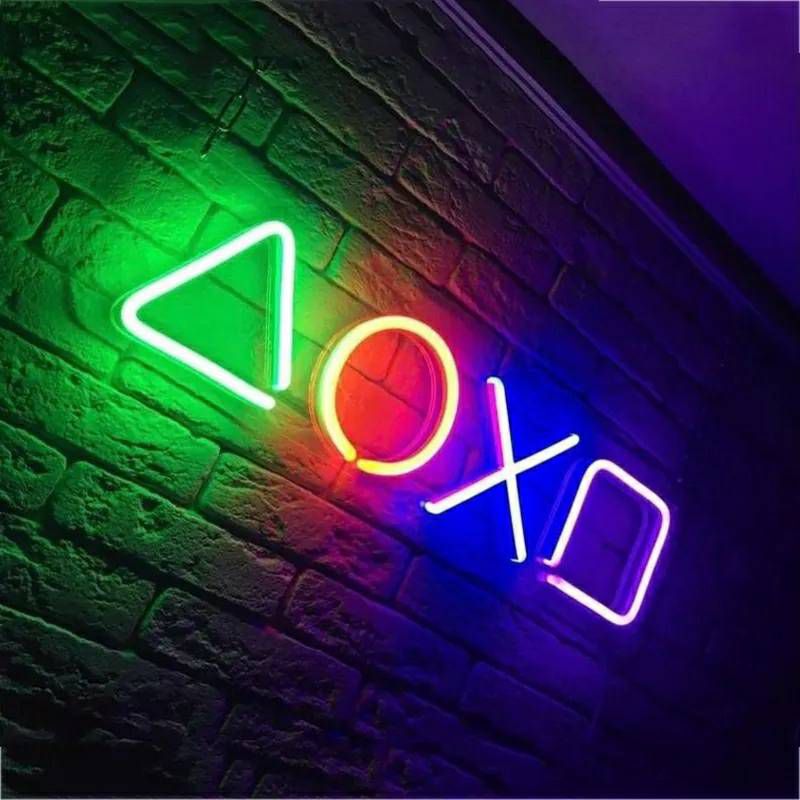 Luces play rgb para pared