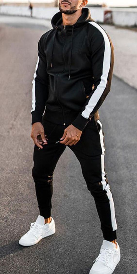 Conjunto hombre deportivo linea blanca