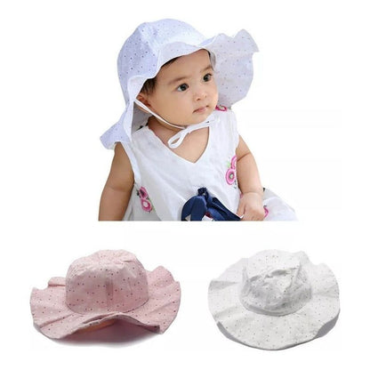 Gorra capelina niña broderie