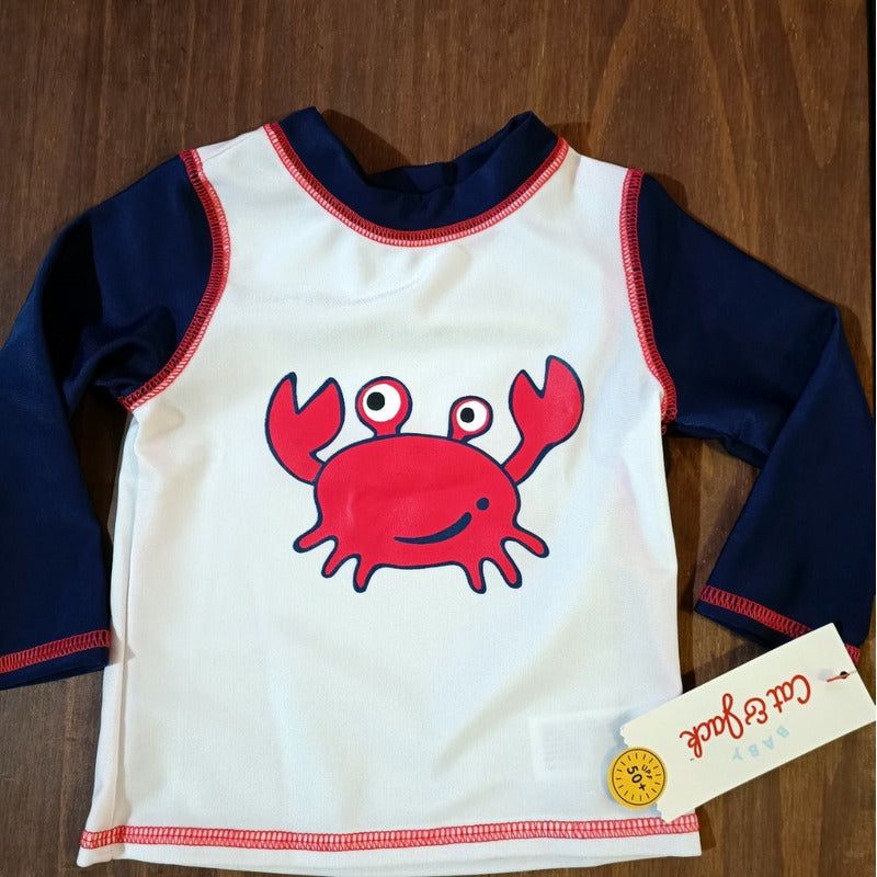 Camiseta baño niño ballena