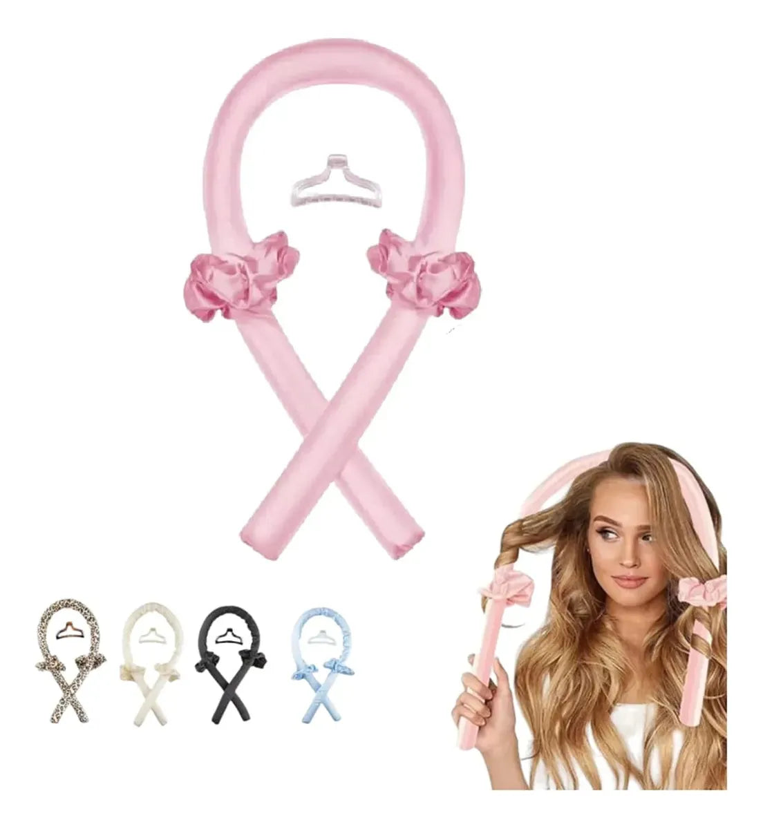 Rizador de Cabello Simple + broche + colitas 