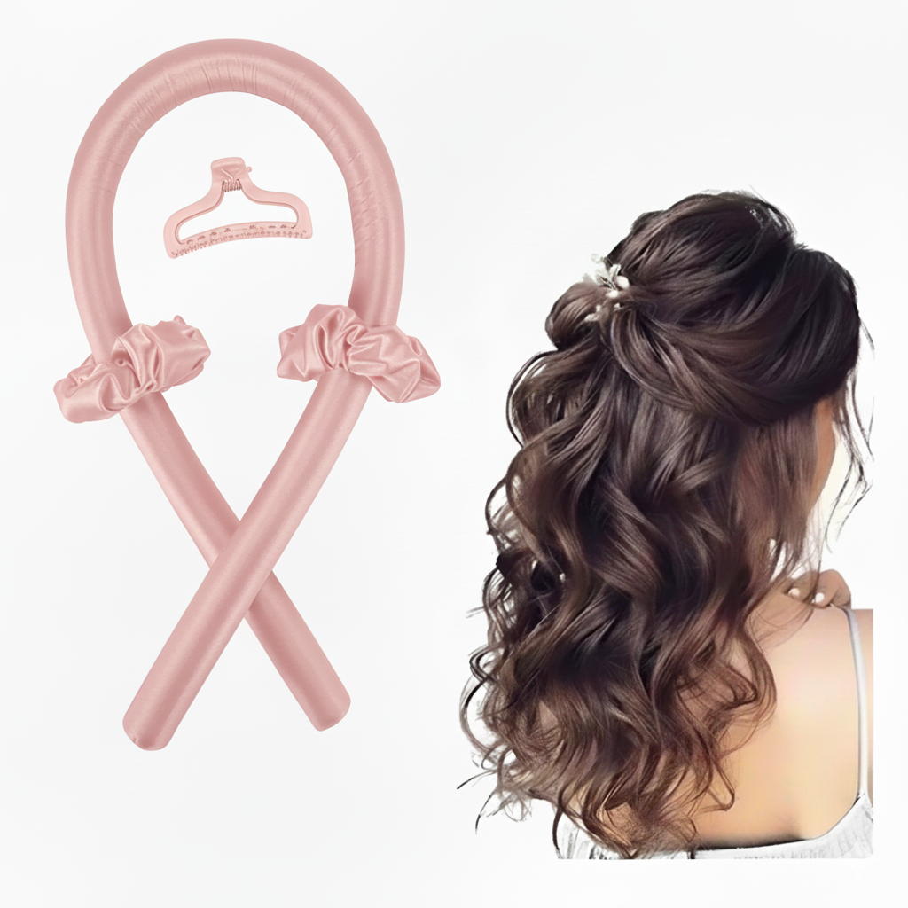 Rizador de Cabello Simple + broche + colitas 