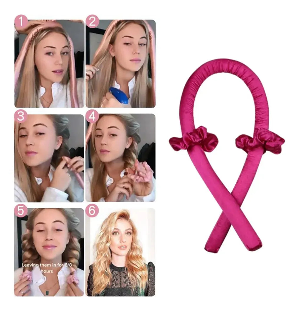 Rizador de Cabello Simple + broche + colitas 