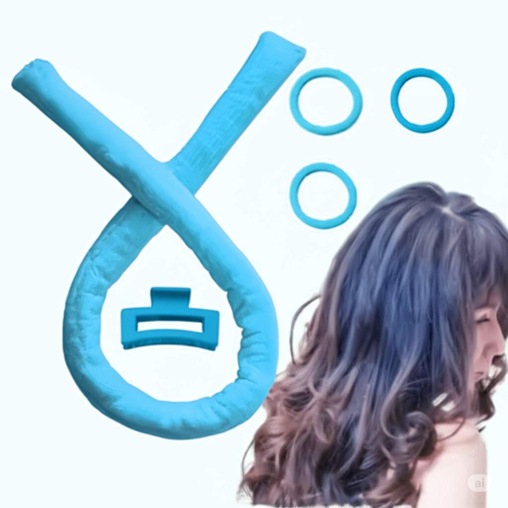 Rizador de Cabello Simple + broche + colitas 