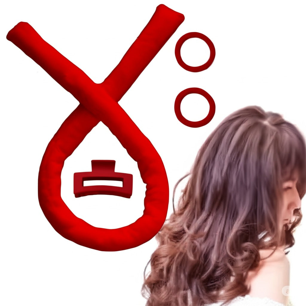 Rizador de Cabello Simple + broche + colitas 