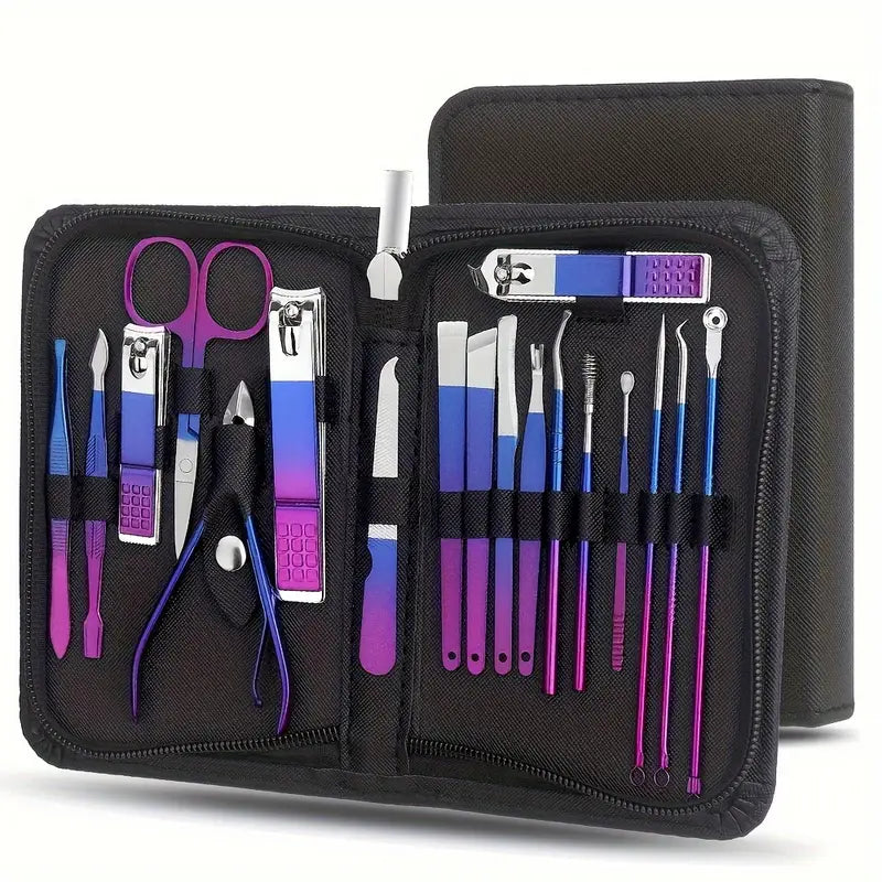 Set de Manicura y Pedicura 18 piezas 