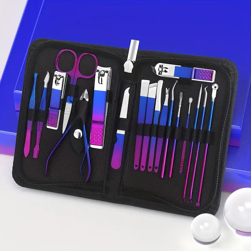 Set de Manicura y Pedicura 18 piezas 