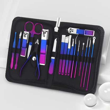 Set de Manicura y Pedicura 18 piezas 
