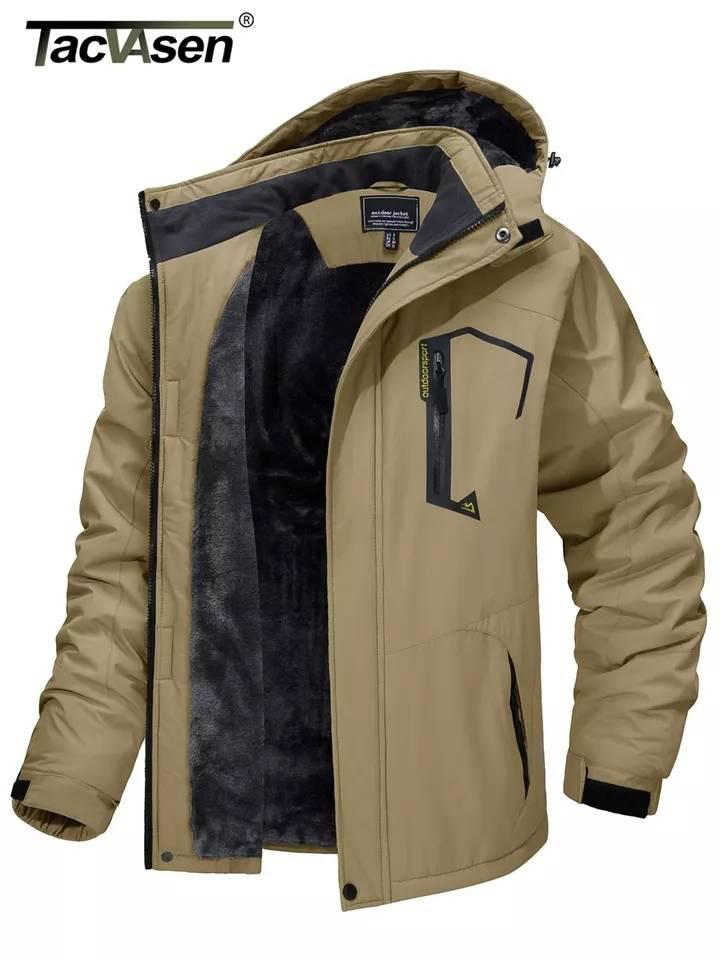 Campera hombre forrada piel