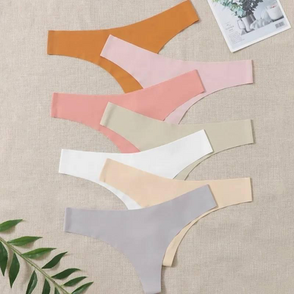 Tanga dama sin costura lisa free set x 3