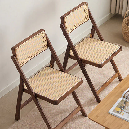 Silla Plegable Minimalista con Respaldo. Ideal para Comedor, Sala o Escritorio
