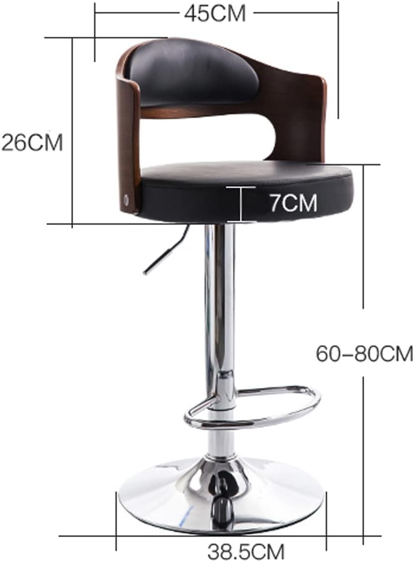 Silla de Bar Modernasa. Banquetas Altas y Taburetes para Hogar, Barra o Mostrador.