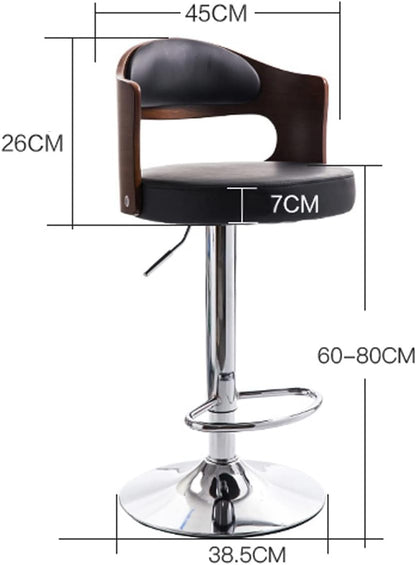 Silla de Bar Modernasa. Banquetas Altas y Taburetes para Hogar, Barra o Mostrador.